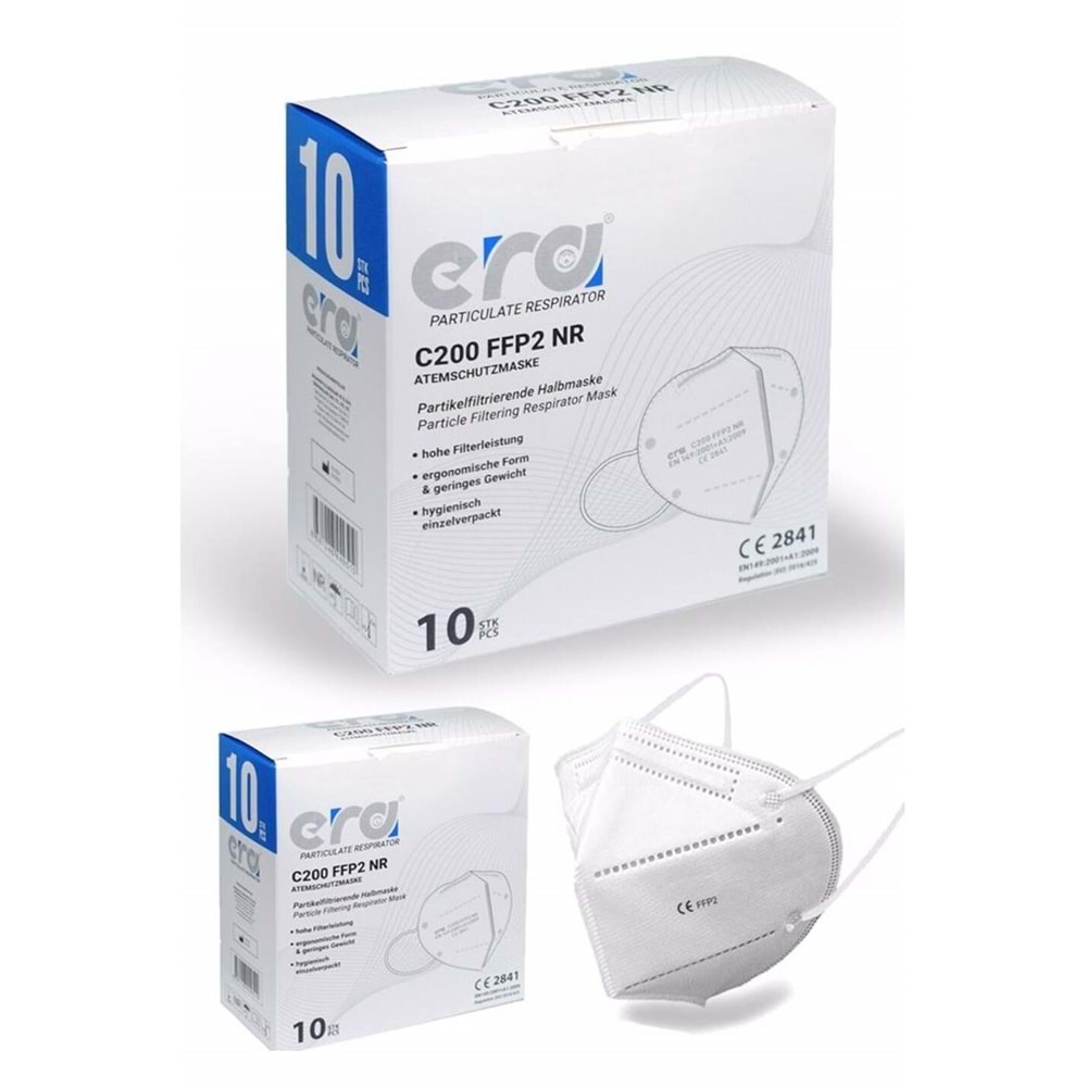 Era Solunum Maskesi N95 (10 Adet) Beyaz
