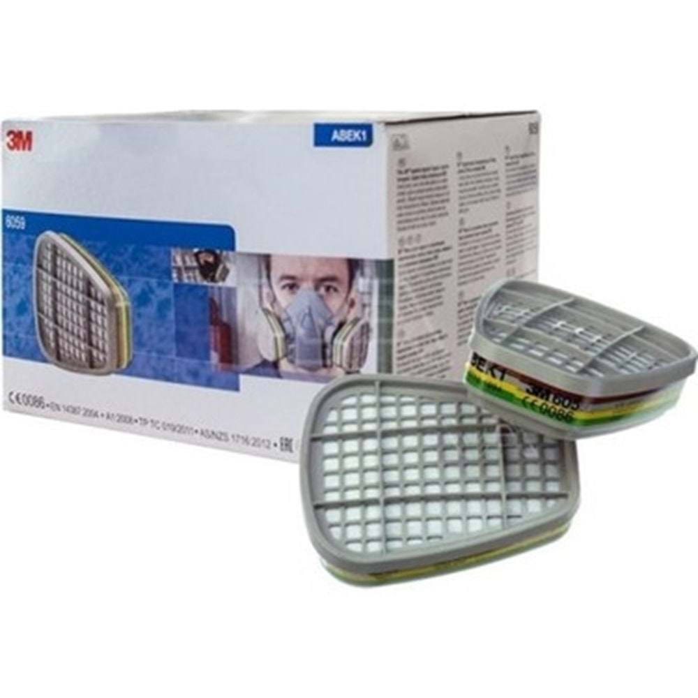 3M 6059 Abek1 Organik Maske Filtresi