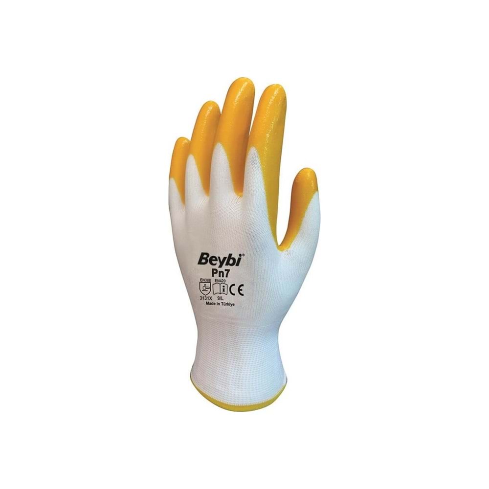 Beybi Poly.Astarlı Nitril Eldiven Pn7(12 ÇİFT)