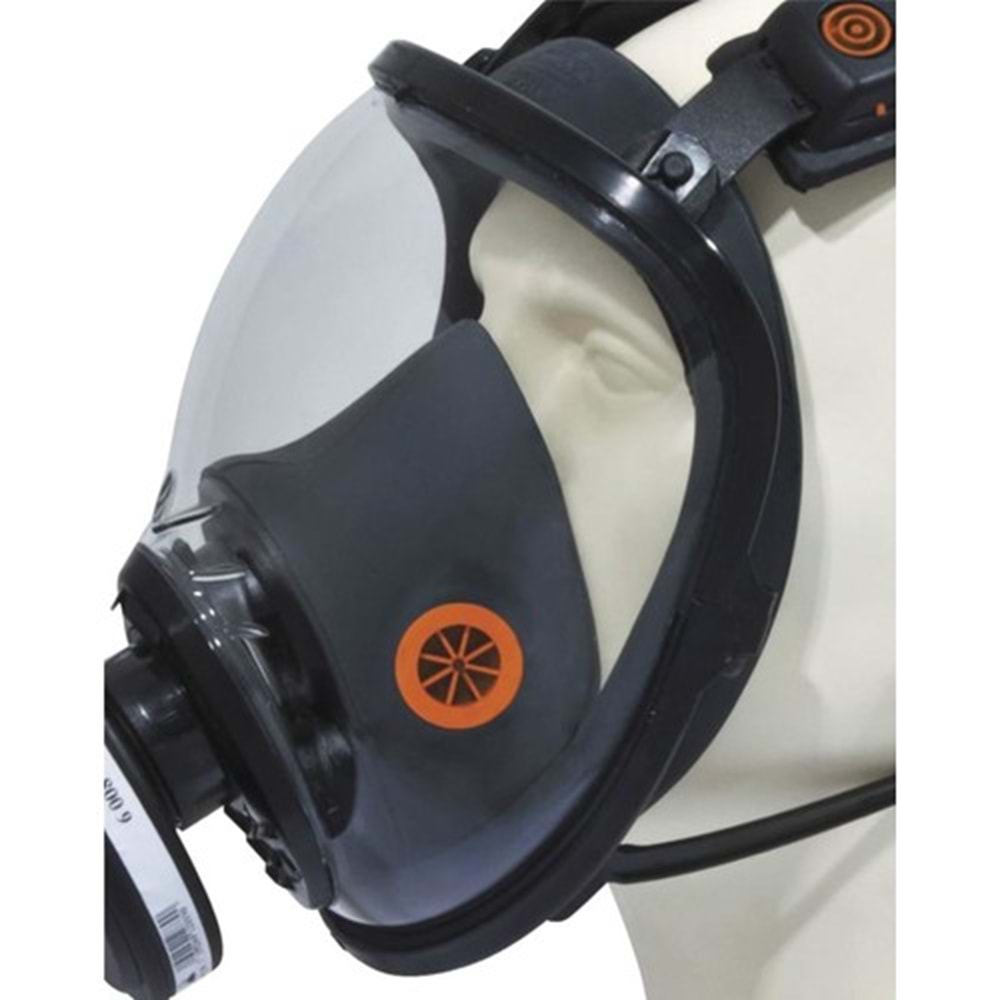 DELTA PLUS M9200 SİLİKON ROTOR SYSTEM TAM YÜZ GAZ MASKE