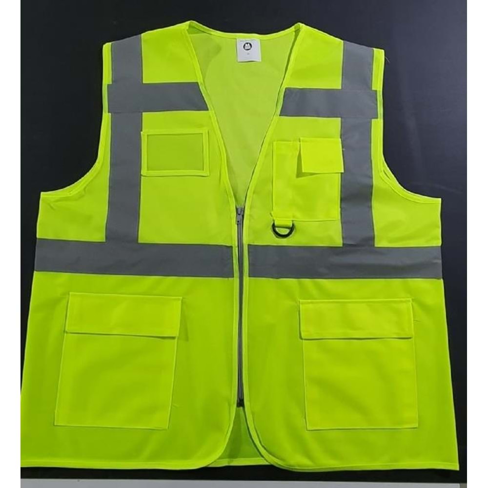 Mühendis İkaz Yeleği- Sarı (XL)