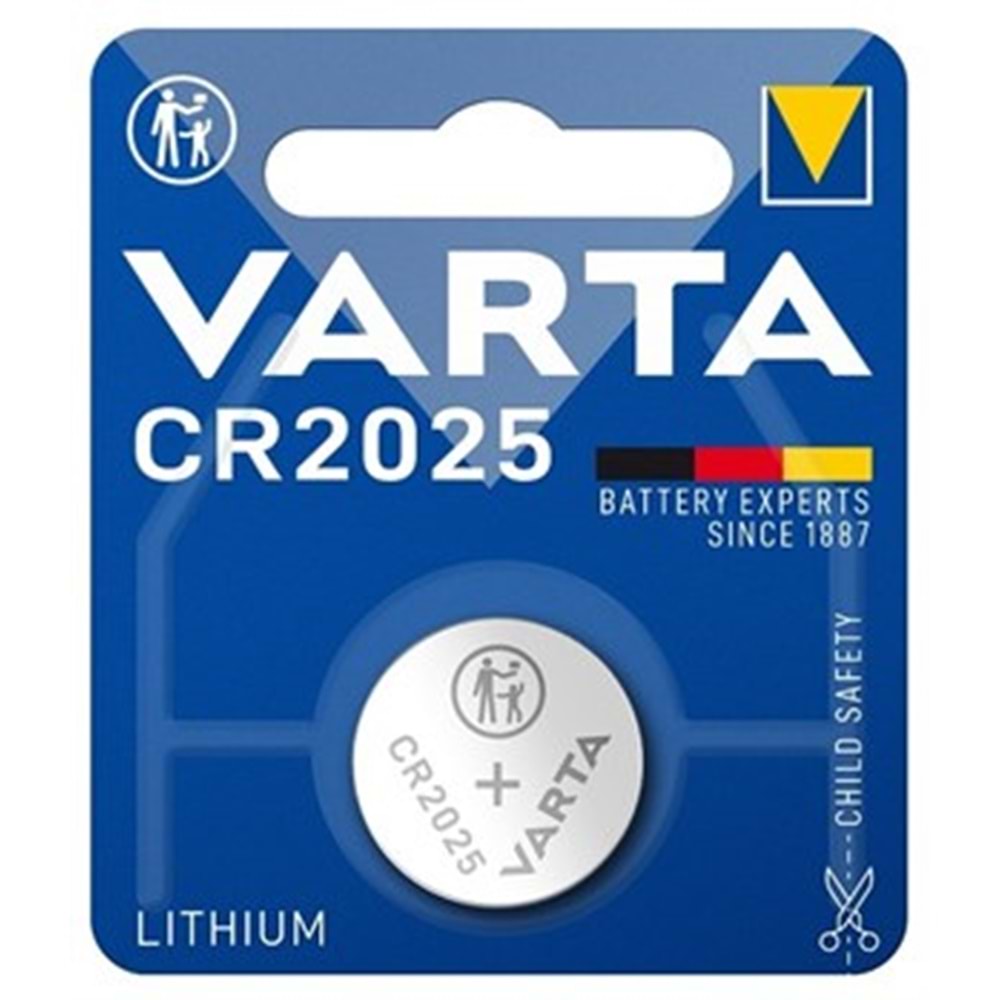 VARTA CR 2025 LİTHİUM PİL TEKLİ