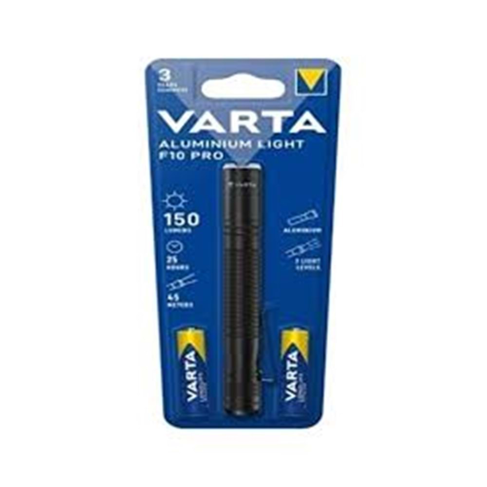 VARTA FENER 16606 ALIMINIUM LIGHT F10 PRO MULTİLED 2*AA
