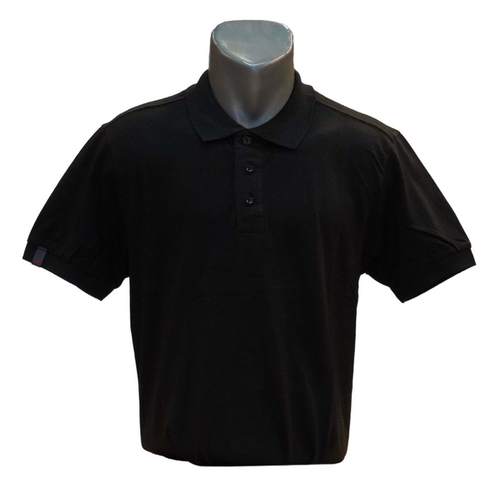 Altınyaşam Penye Polo Yaka T-shirt - SİYAH - L