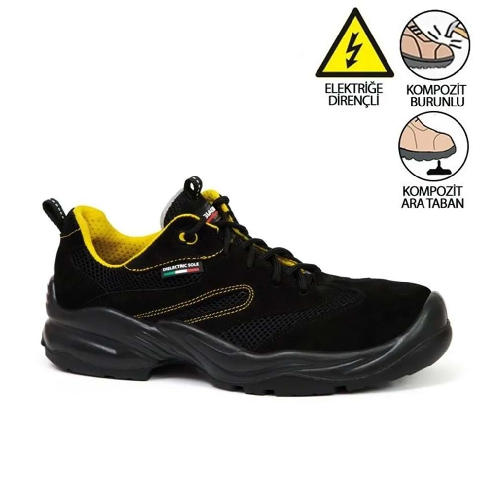 GIASCO VOLT SB FO EP HRO ELEKTRİKÇİ İŞ AYAKKABISI - SİYAH - 45