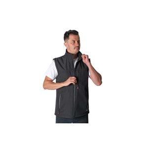 SOFTSHELL YELEK - FÜME - XXL