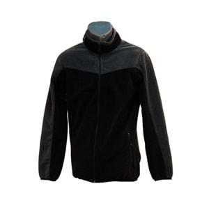 ROBALI 2 CEP POLAR CEKET - SİYAH-GRİ - M