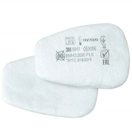 3M 5911 P1R FİLTRE PEDİ