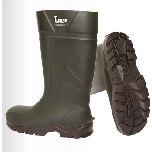 Techno PU015440 Uzun Çizme - HAKİ - 41