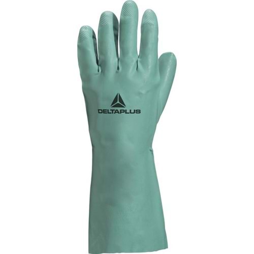 DELTA PLUS NITREX VE802 (9/10) YEŞİL NİTRİL PAMUK FLOK ASTARLI ELDİVEN
