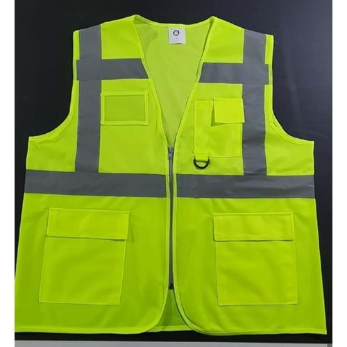 Mühendis İkaz Yeleği- Sarı (2XL)