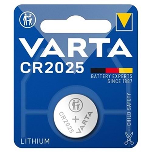 VARTA CR 2025 LİTHİUM PİL TEKLİ