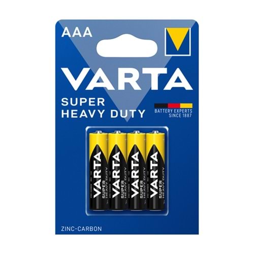 VARTA HEAVY DUTY Ç.K İNCE PİL 4 LÜ BLİSTER