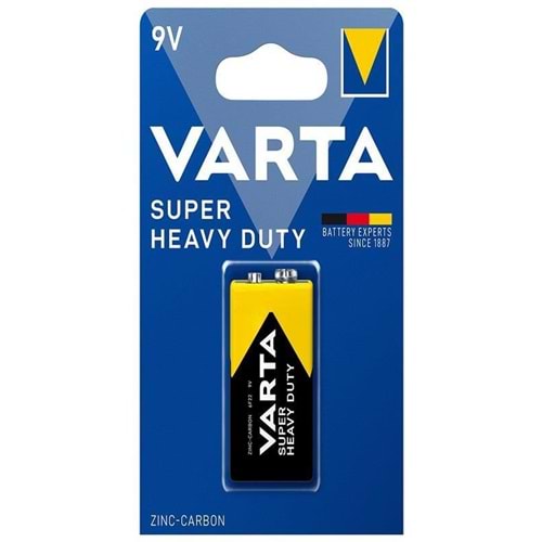 VARTA 9V HEAVY DUTY Ç.K BLİSTER PİL