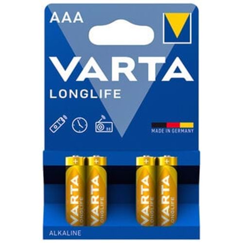 VARTA LONGLİFE İNCE PİL 4 LÜ BLİSTER