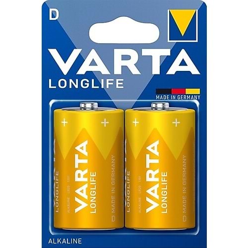 VARTA LONGLİFE D BOY PİL 2 Lİ