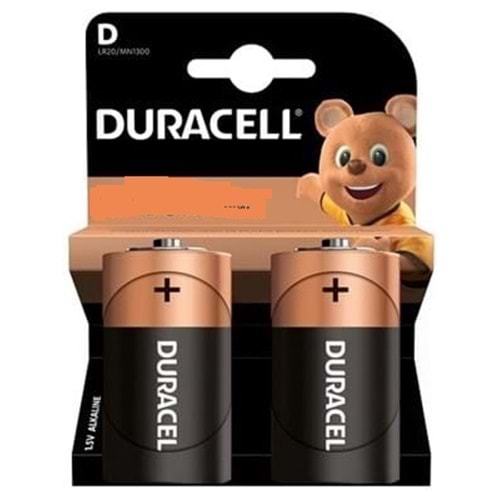 DURACELL D BOY PİL 2 Lİ BLİSTER