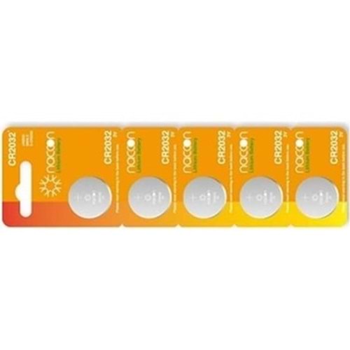 NACCON CR2032 PİL 5 Lİ BLİSTER