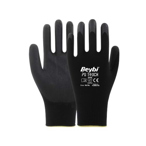 Beybi PU Touch İş Eldiveni 9 L(NO:9)(12 ÇİFT)