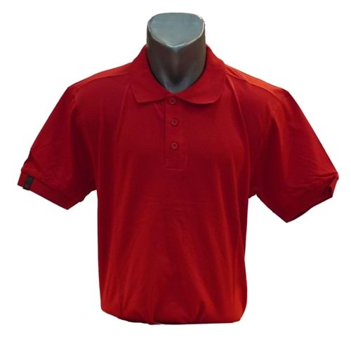 Altınyaşam Penye Polo Yaka T-shirt - KIRMIZI - XL