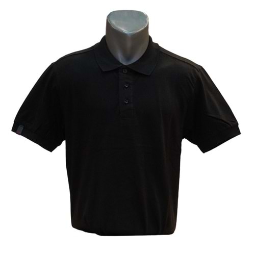 Altınyaşam Penye Polo Yaka T-shirt - SİYAH - L