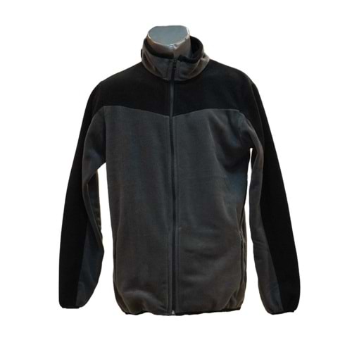 ROBALI 2 CEP POLAR CEKET - GRİ-SİYAH - XL