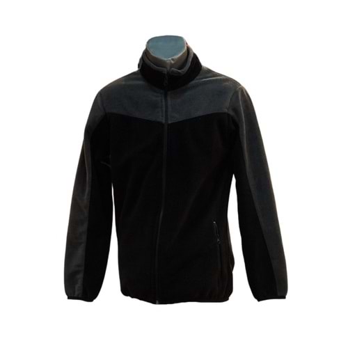 ROBALI 2 CEP POLAR CEKET - SİYAH-GRİ - M
