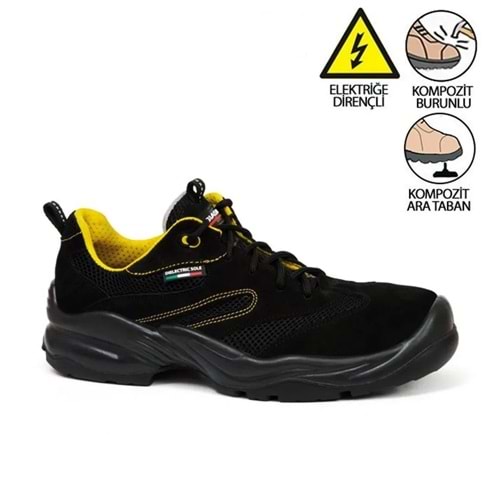 GIASCO VOLT SB FO EP HRO ELEKTRİKÇİ İŞ AYAKKABISI - SİYAH - 45